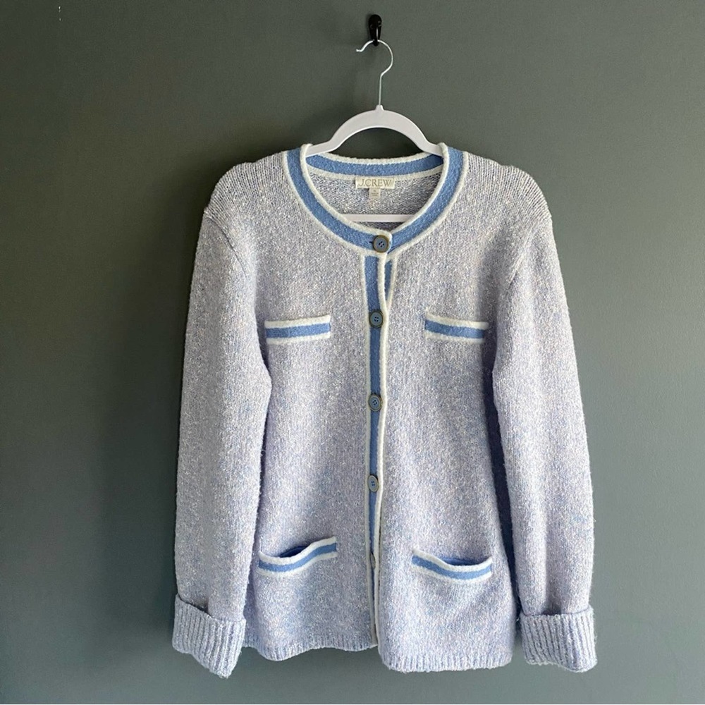 J. Crew Marled Sweater Lady Blazer Jacket - Brand New - XL - Picture 4 of 8